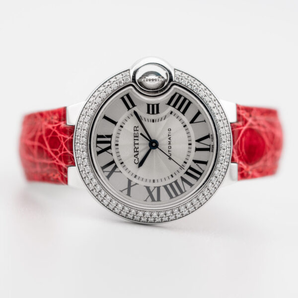 CARTIER BALLON BLEU REF. WE902067 3491 ORO BIANCO FULL SET