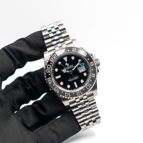 ROLEX GMT-MASTER II BRUCE WAYNE REF. 126710GRNR JUBILEE FULL SET - immagine 2