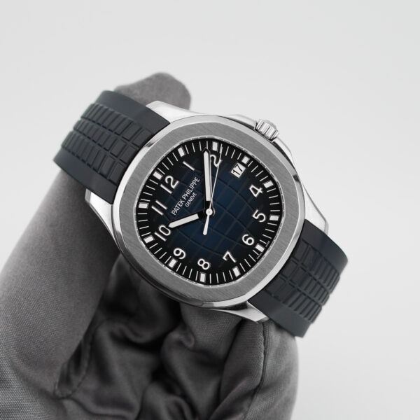 PATEK PHILIPPE AQUANAUT REF. 5168G ORO BIANCO FULL SET - immagine 2