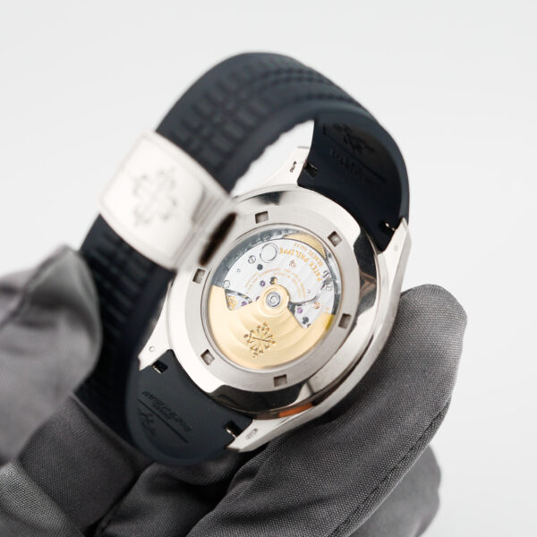 PATEK PHILIPPE AQUANAUT REF. 5168G ORO BIANCO FULL SET - immagine 6