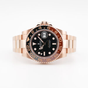 ROLEX GMT-MASTER II ROOTBEER REF. 126715CHNR ROSE GOLD FULL SET