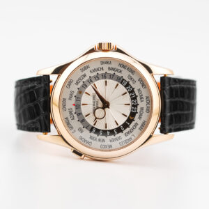 PATEK PHILIPPE WORLD TIME REF. 5130R ROSE GOLD FULL SET